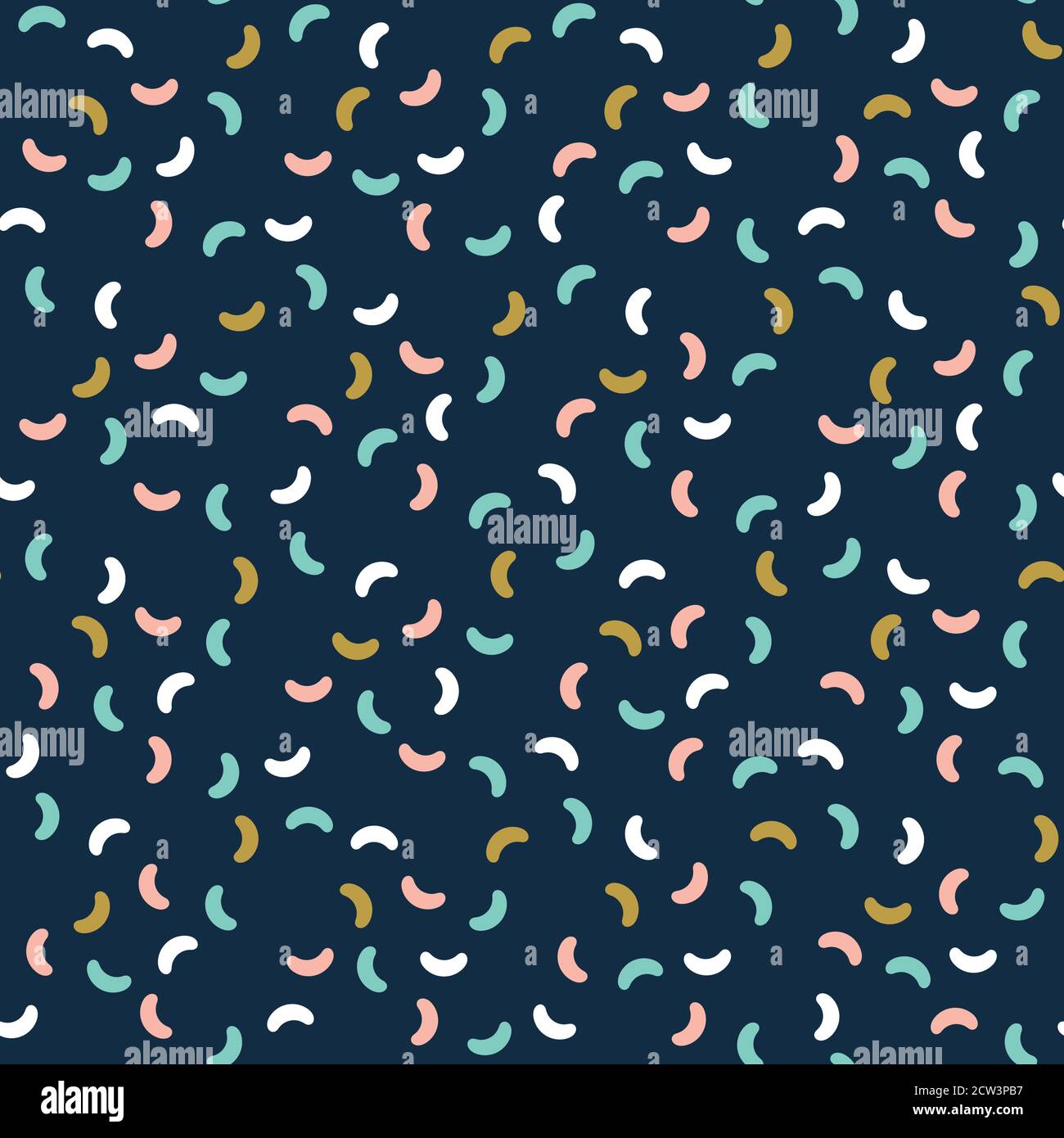 Abstraktes Nahtloses Muster mit geometrischen Formen. Stock Vektor