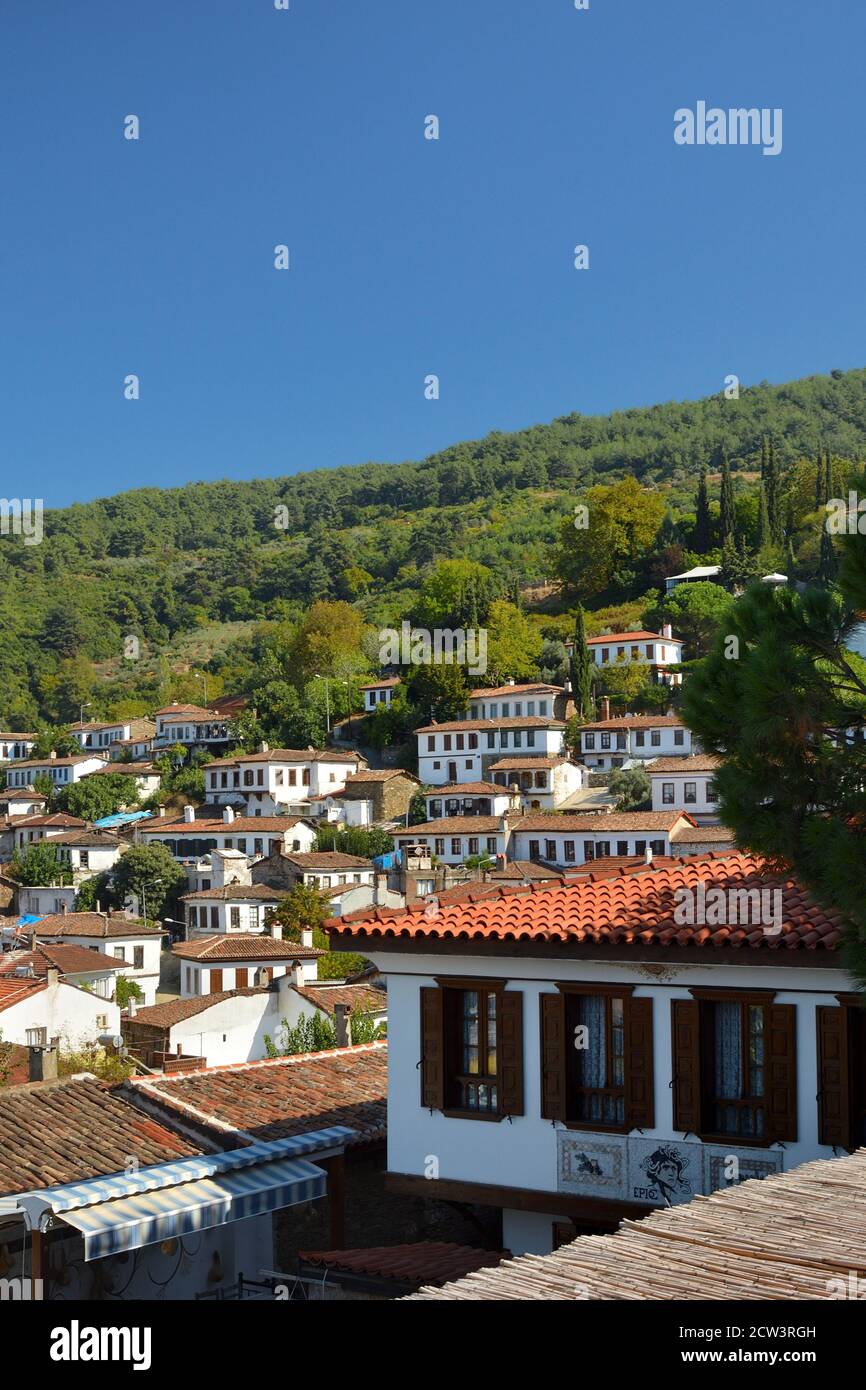 Traditionelles Dorf Şirince Ottomane in der Nähe von Selçuk, Provinz İzmir, Türkei Stockfoto