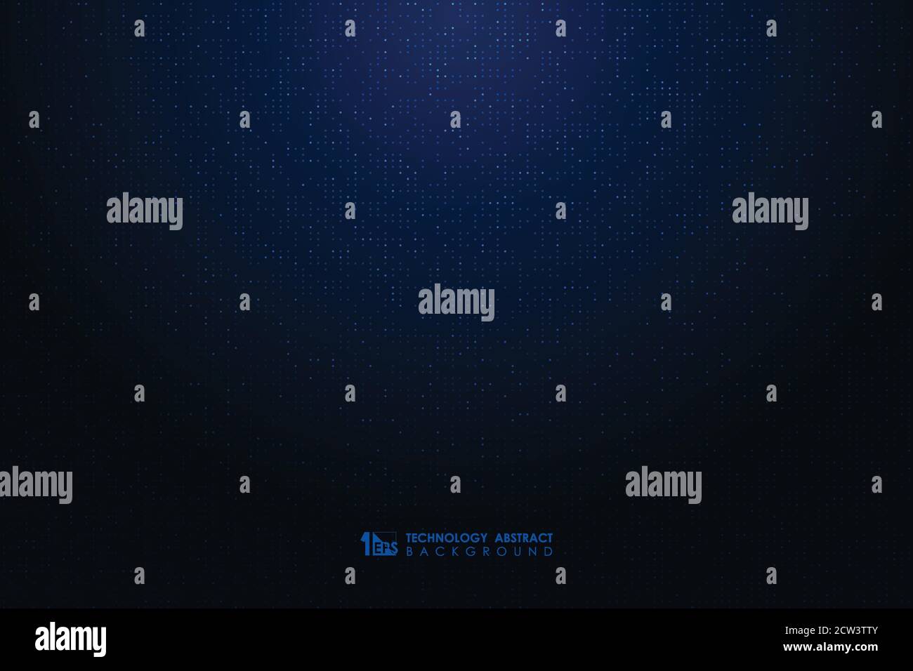 Abstrakt futuristisches blaues Design mit Punkten Partikel Muster Kunstwerk dekorativen Hintergrund. Dekorieren für Anzeige, Plakat, Kunstwerk, Vorlage Design, Druck. i Stock Vektor