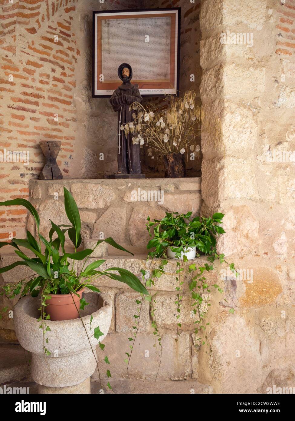 Monasterio de El Palancar. Cáceres. Extremadura. España Stockfoto