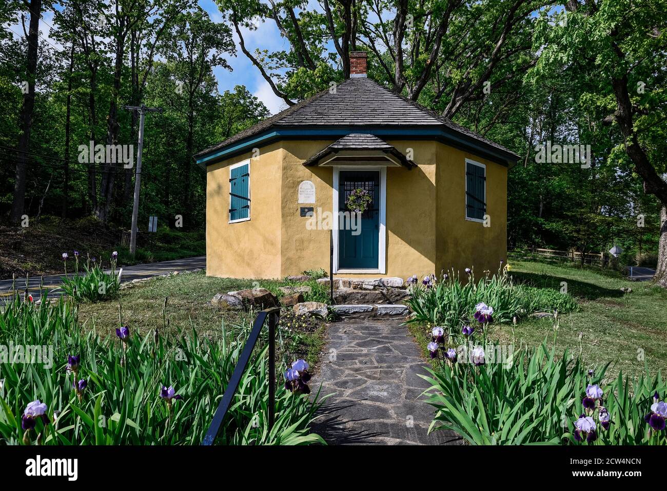 Historic Diamond Rock Schoolhouse, Malvern, Pennsylvania, USA. Stockfoto