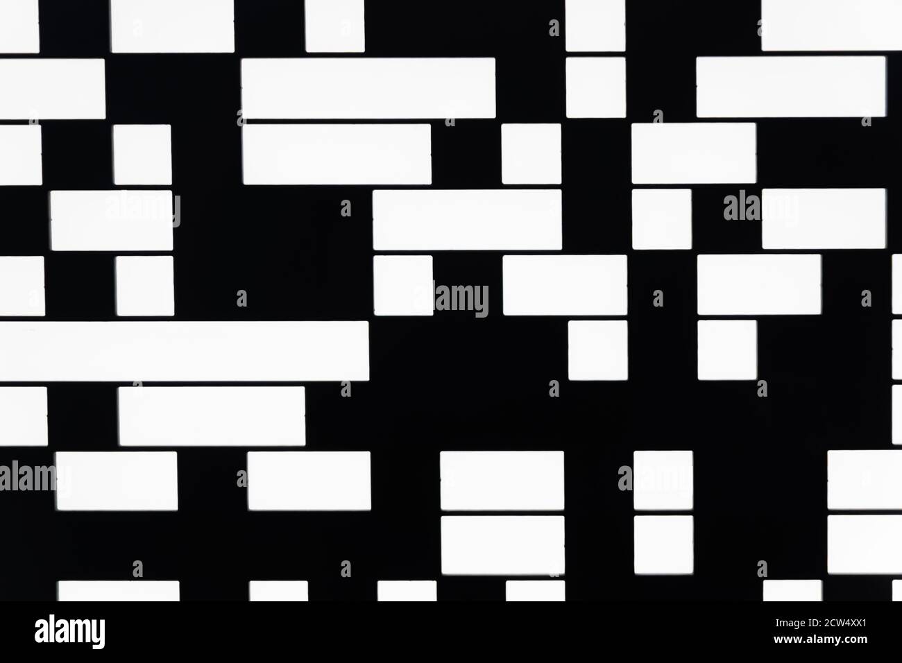 Nahaufnahme von abstraktem QR-Code. Hi-Tech-Kulisse Stockfoto