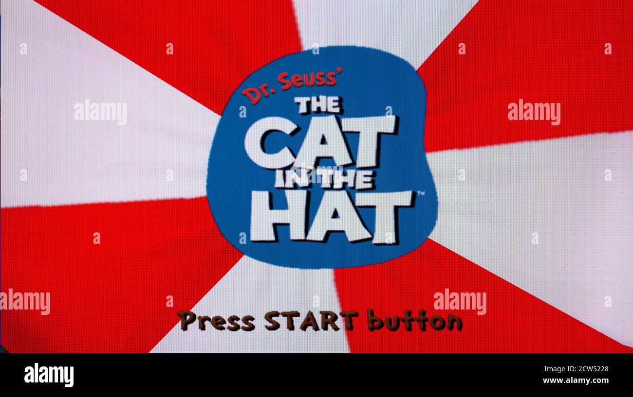 Dr. Seuss' The Cat in the hat - Sony PlayStation 2 PS2 - nur für redaktionelle Zwecke Stockfoto