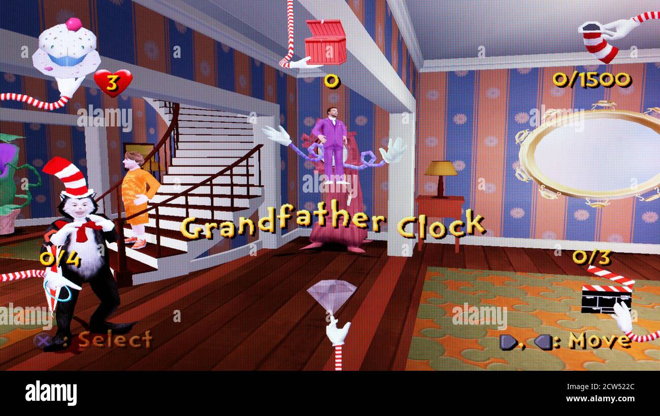 Dr. Seuss' The Cat in the hat - Sony PlayStation 2 PS2 - nur für redaktionelle Zwecke Stockfoto