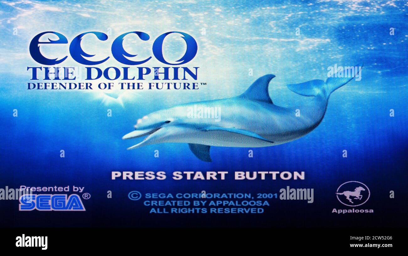 Ecco der Delphin - Verteidiger der Zukunft - Sony PlayStation 2 PS2 - nur  zur redaktionellen Verwendung Stockfotografie - Alamy