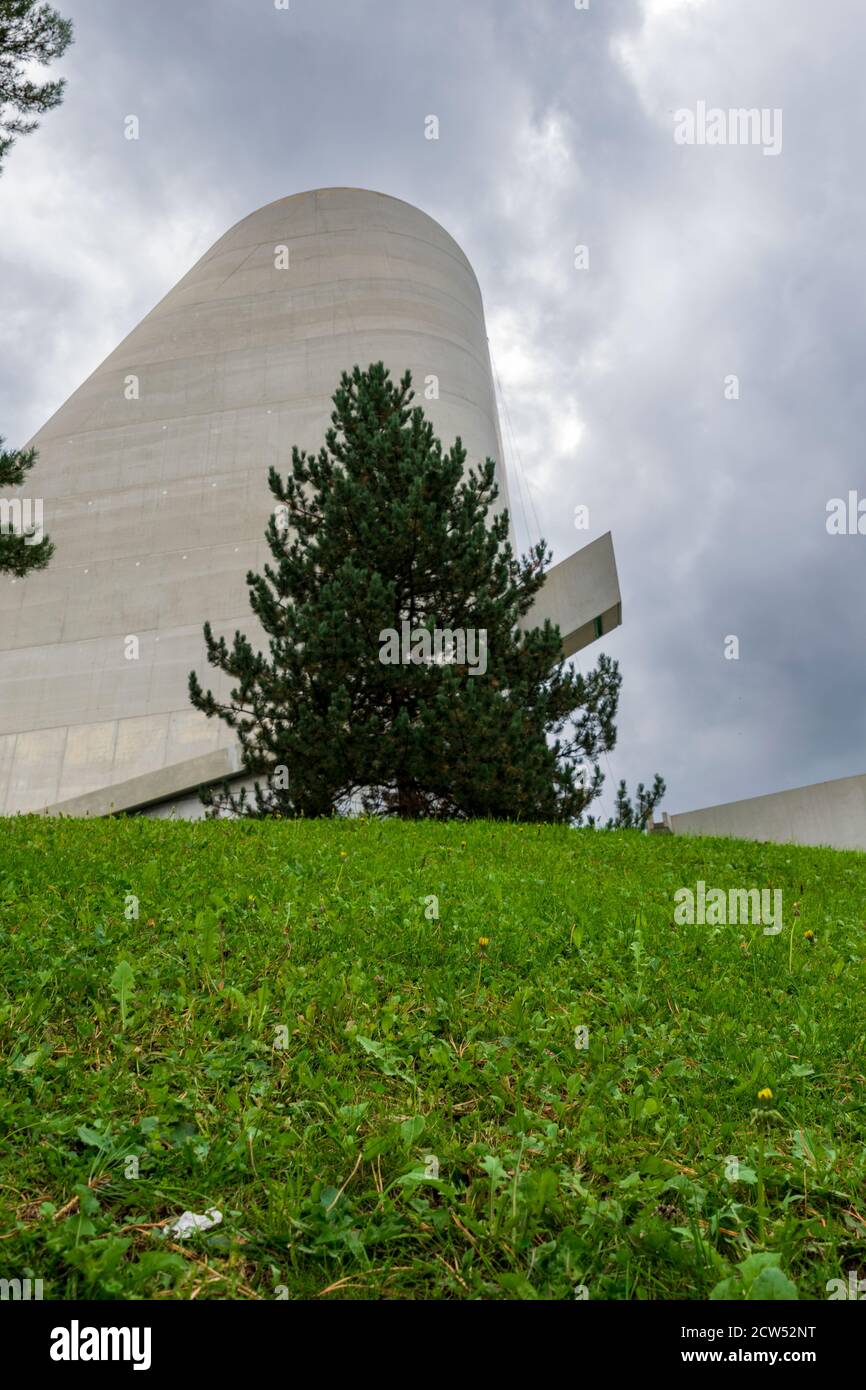 Site Le Corbusier - Firminy Stockfoto