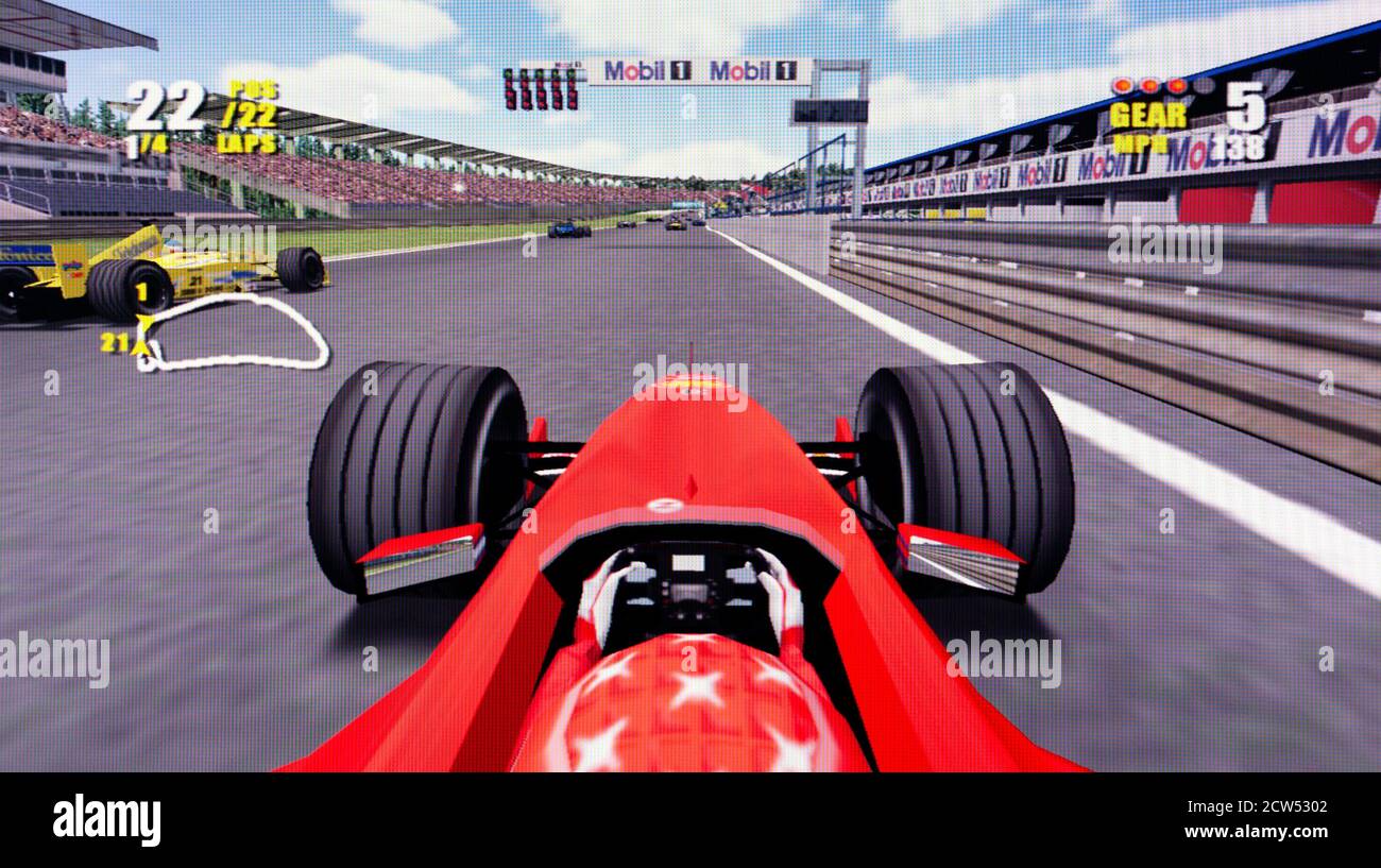 F1 Championship 2000 – Sony PlayStation 2 PS2 – redaktionelle Verwendung Nur Stockfoto