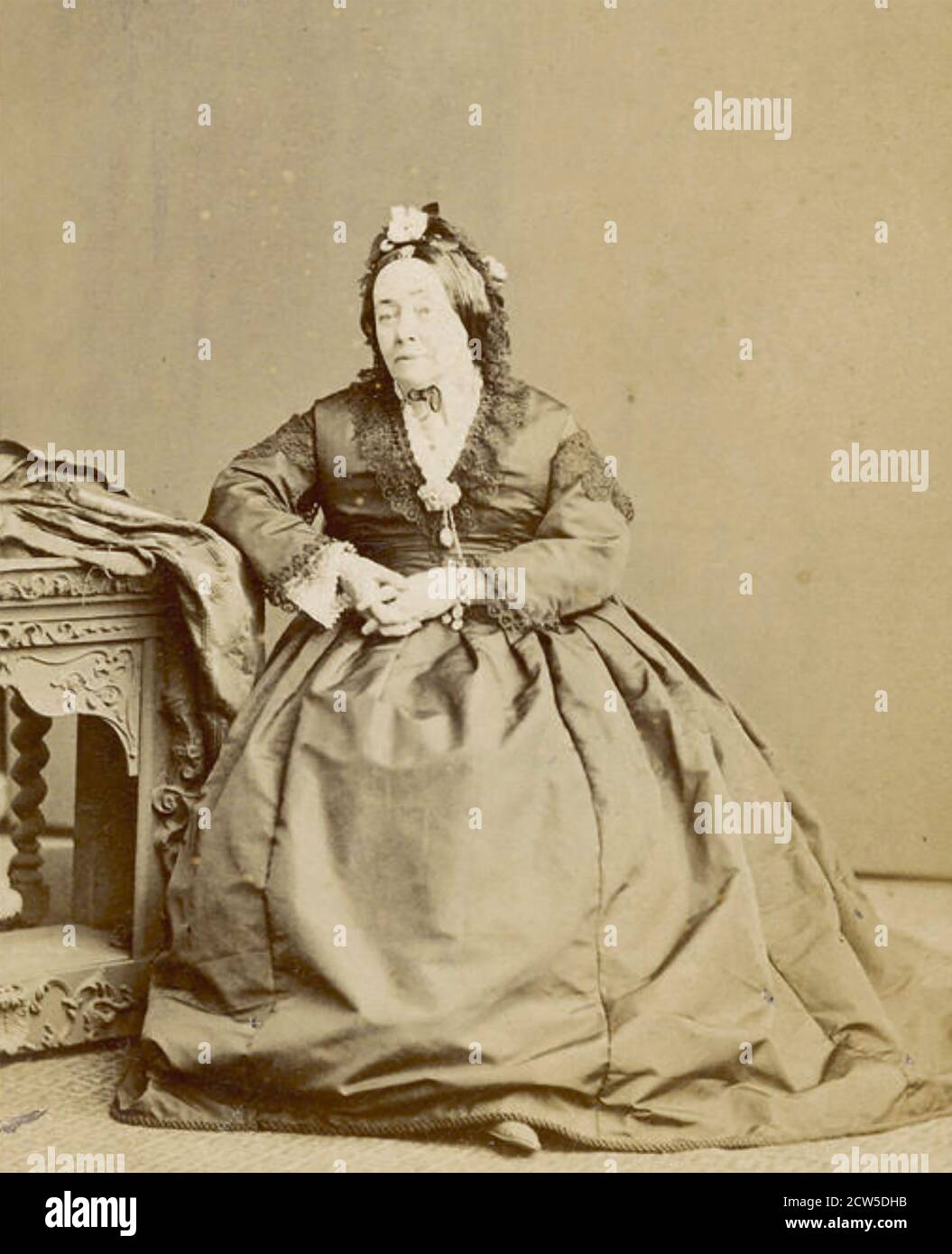 Irische Schriftstellerin ANNA MARIA Halle (1800-1881) Stockfoto
