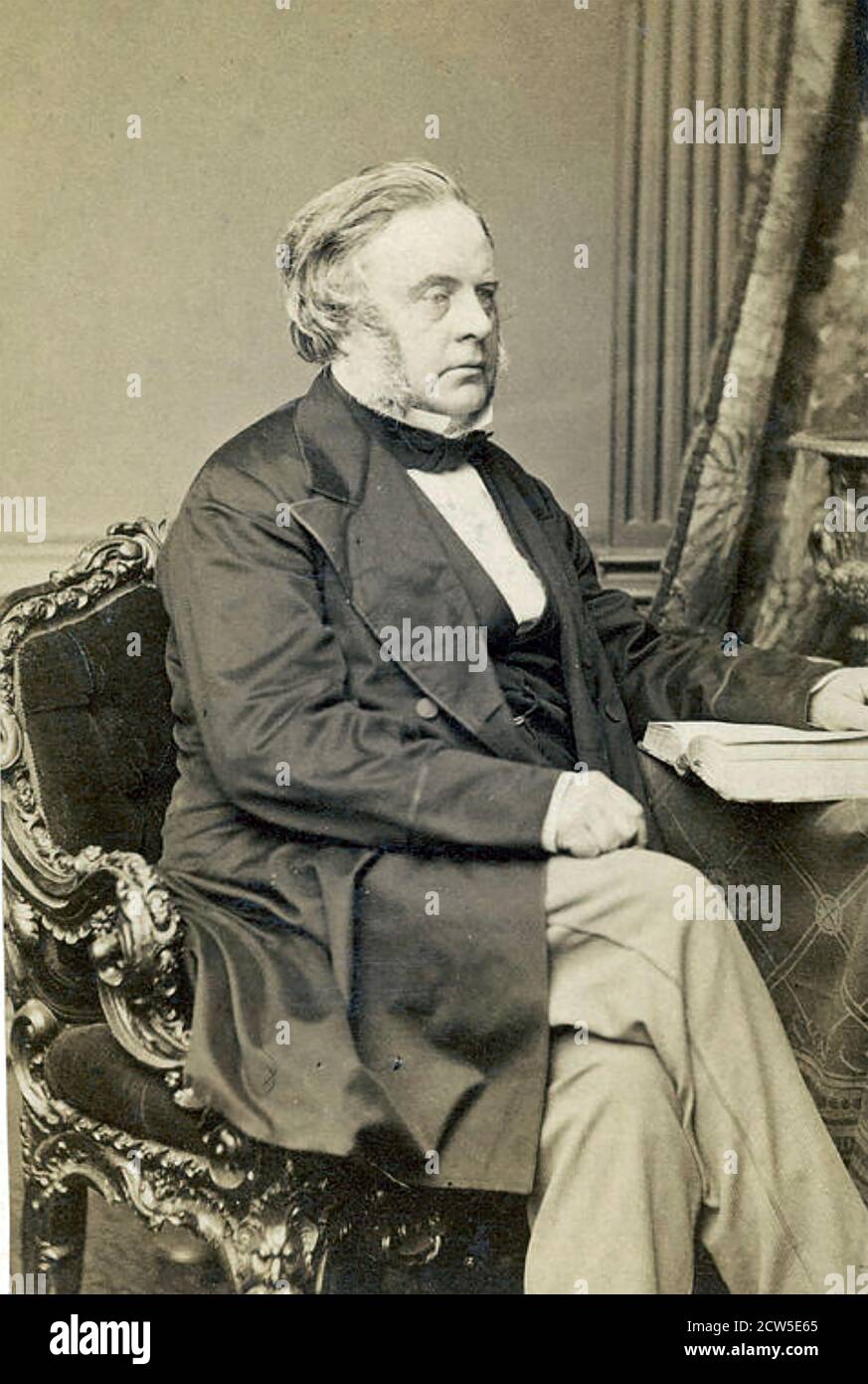 JOHN BRIGHT (1811-1889) englischer radikaler und liberaler Politiker Stockfoto