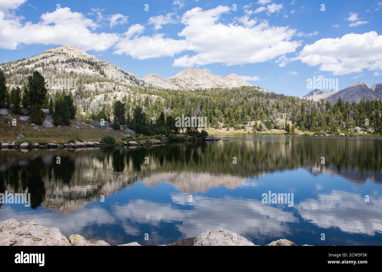 Schöne Aussicht in der Wind River Range, Wyoming, USA Stockfoto