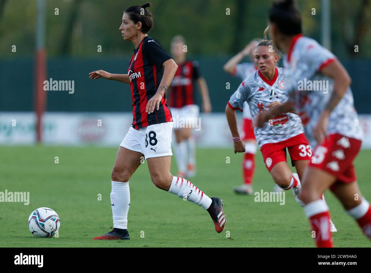 Claudia Mauri (AC Mailand) während AC Mailand gegen Pink Bari, Italienische Fußballserie A Frauenmeisterschaft, Mailand, Italien, 05. September 2020 Stockfoto