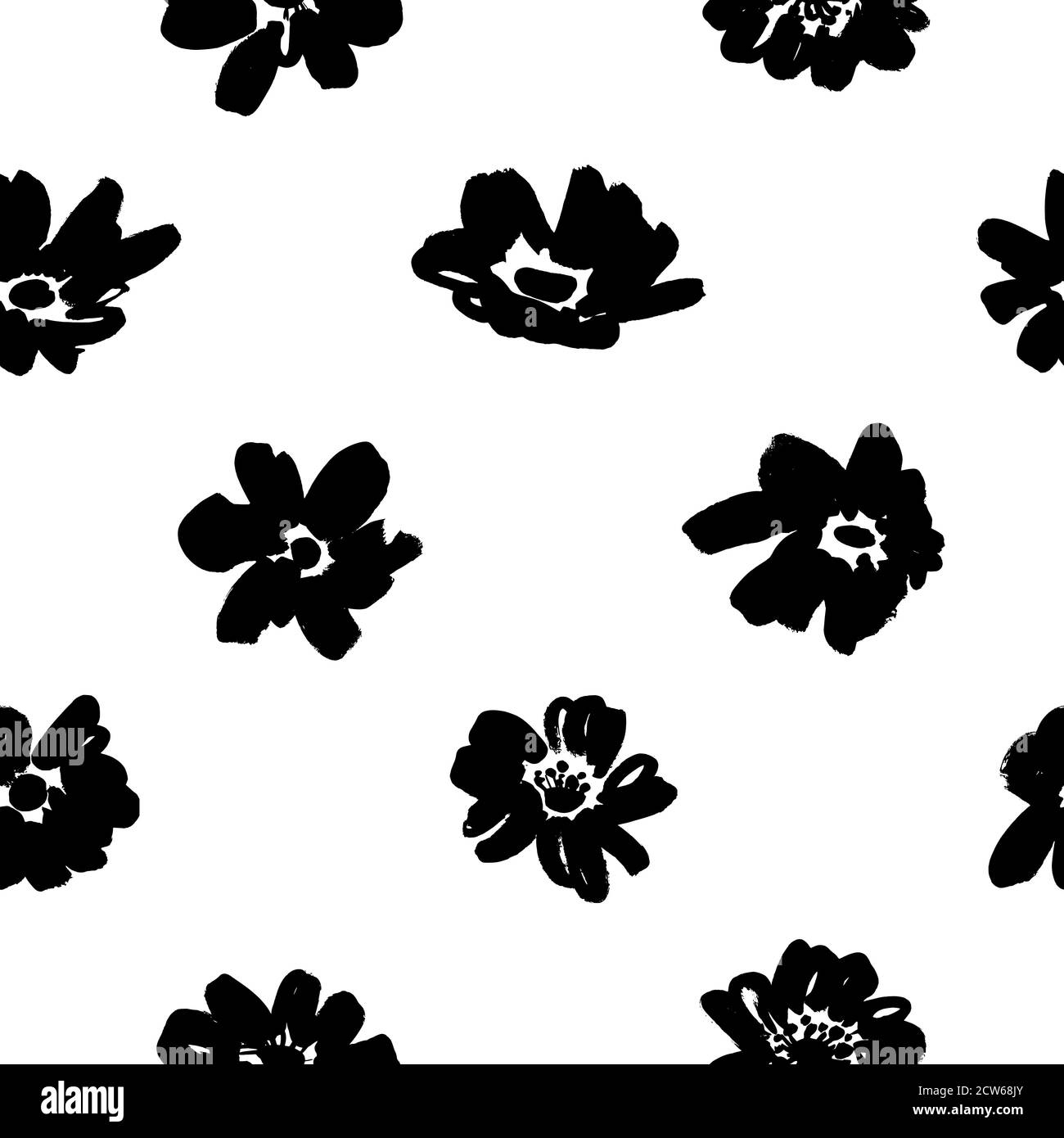 Nahtlose florale Vektor-Muster mit Pfingstrosen, Rosen Stock Vektor