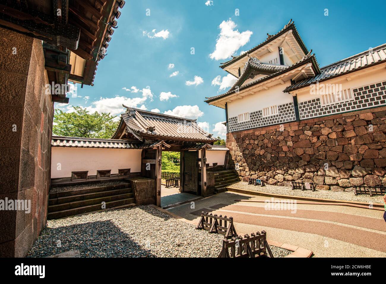 Kanazawa Castle in Kanazawa, Ishikawa, Japan Stockfoto