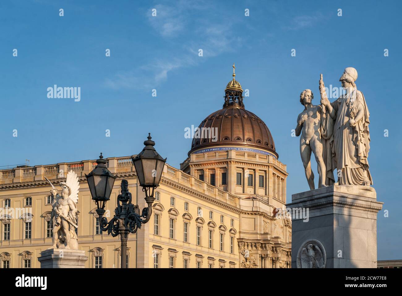 Berliner Stadtschloss, Fassade, Berlin, Deutschland, Stockfoto