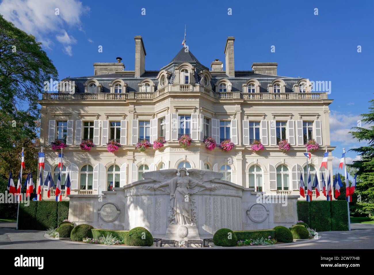 Hotel de Ville, Rathaus, Epernay, Champagne, Marne, Frankreich Stockfoto