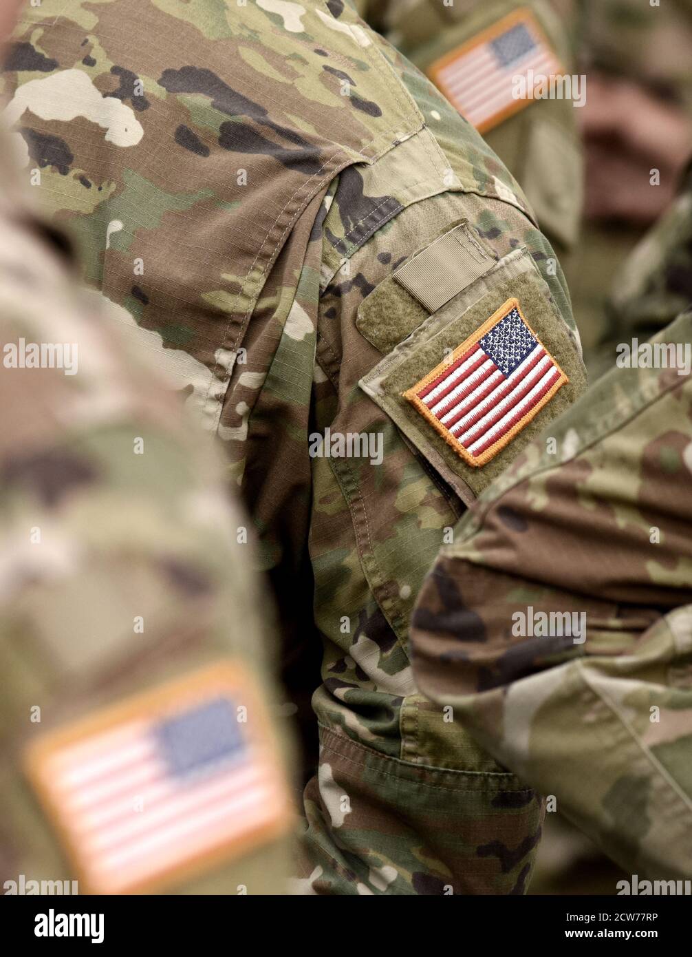 Veterans Day. US-Soldat. US-Armee. Die Streitkräfte Der Vereinigten Staaten. Militärische Streitkräfte der Vereinigten Staaten von Amerika. Memorial Day. Stockfoto