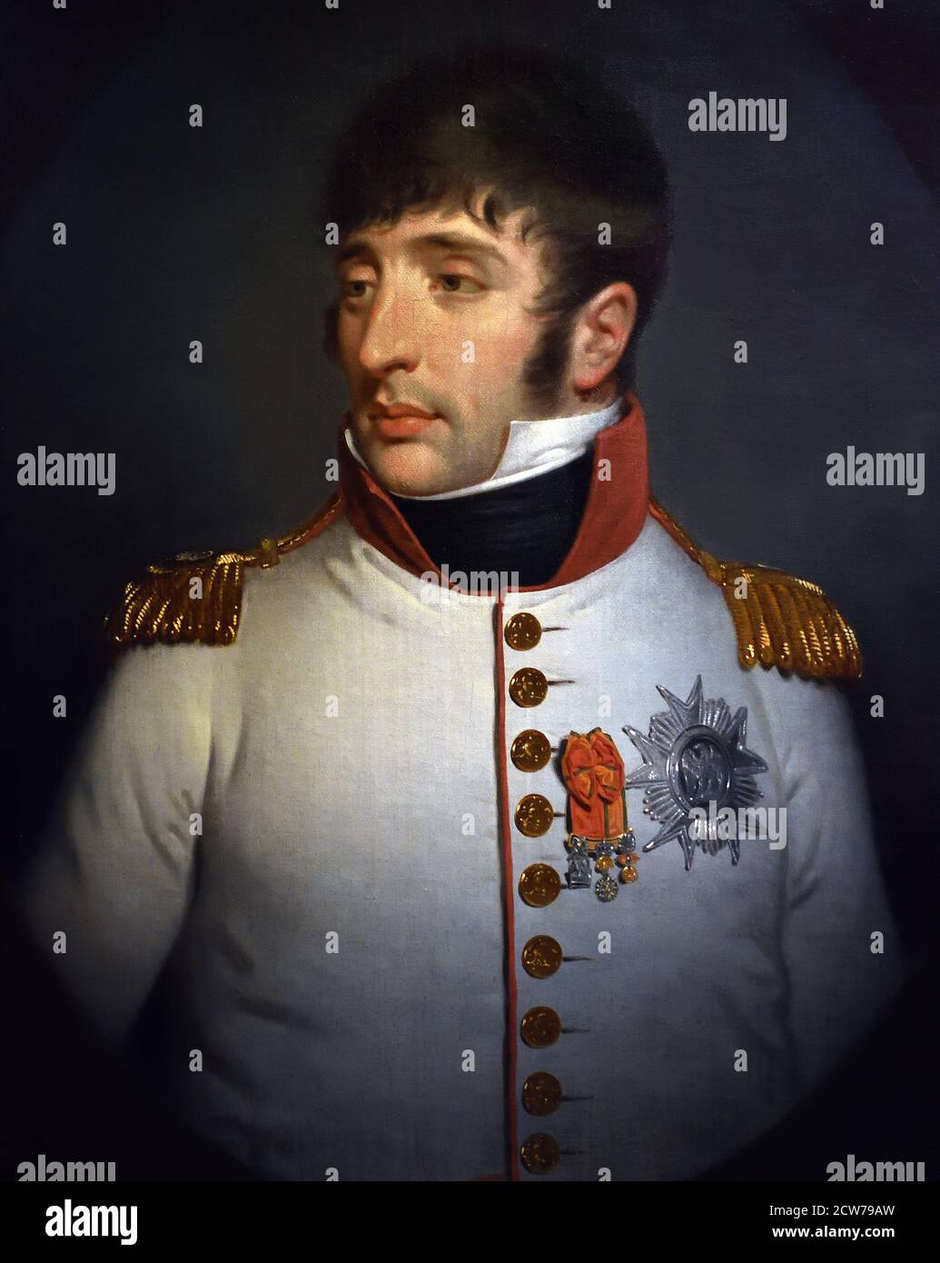 König Louis Napoléon Bonaparte war ein jüngerer Bruder von Napoleon I., Kaiser der Franzosen. Er war Monarch von 1806 bis 1810, regierte über das Königreich Holland. 1808 von Charles Howard Hodges 1764-1837 The, Niederlande, Niederländisch, Stockfoto