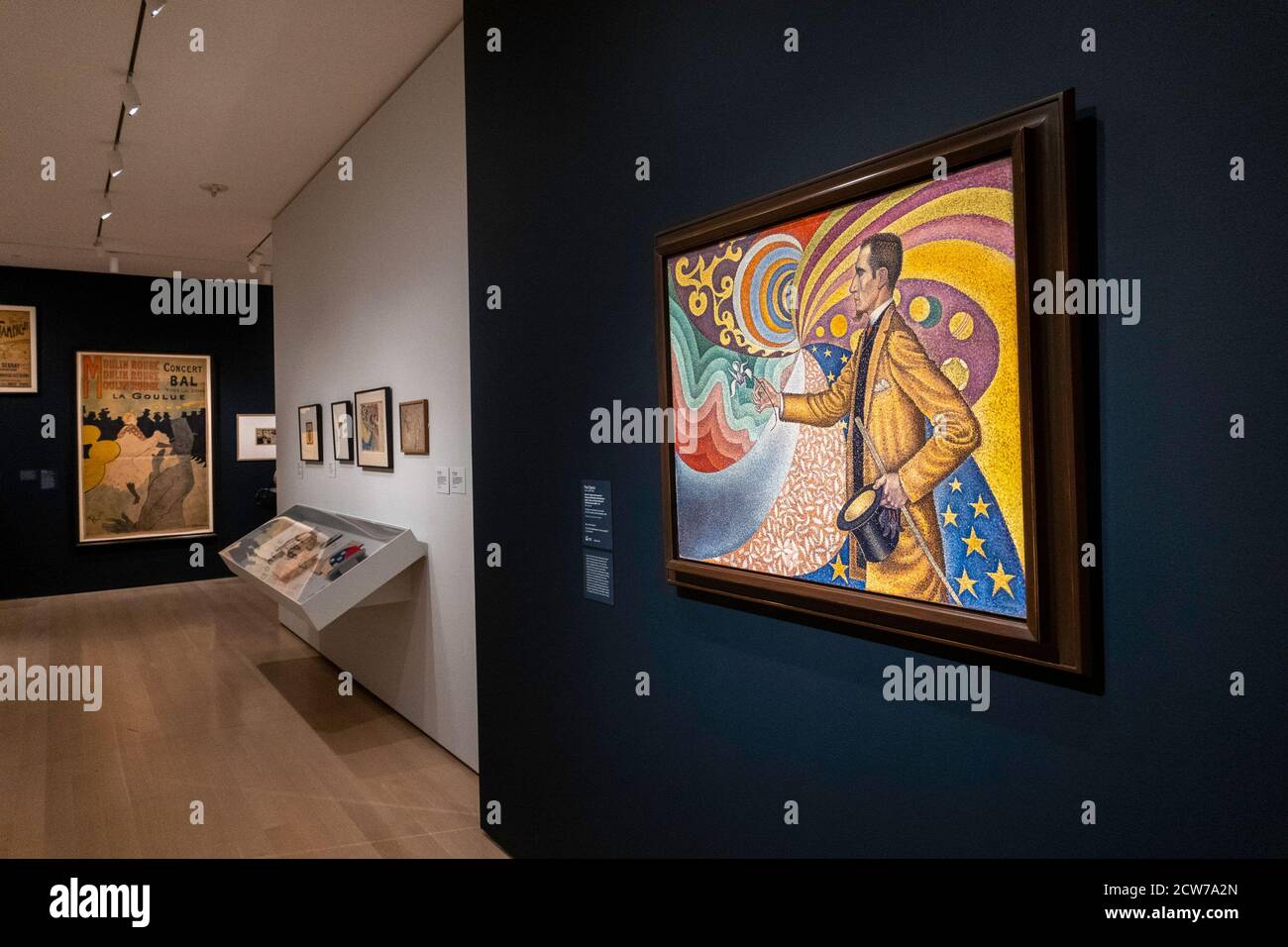 Felix Feneon Ausstellung im Museum of Modern Art, New York City, USA Stockfoto