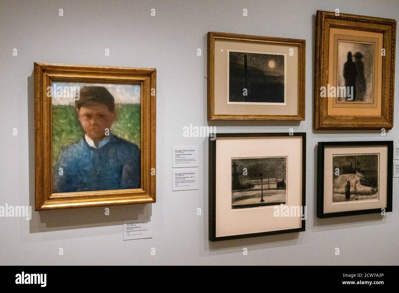 Felix Feneon Ausstellung im Museum of Modern Art, New York City, USA Stockfoto