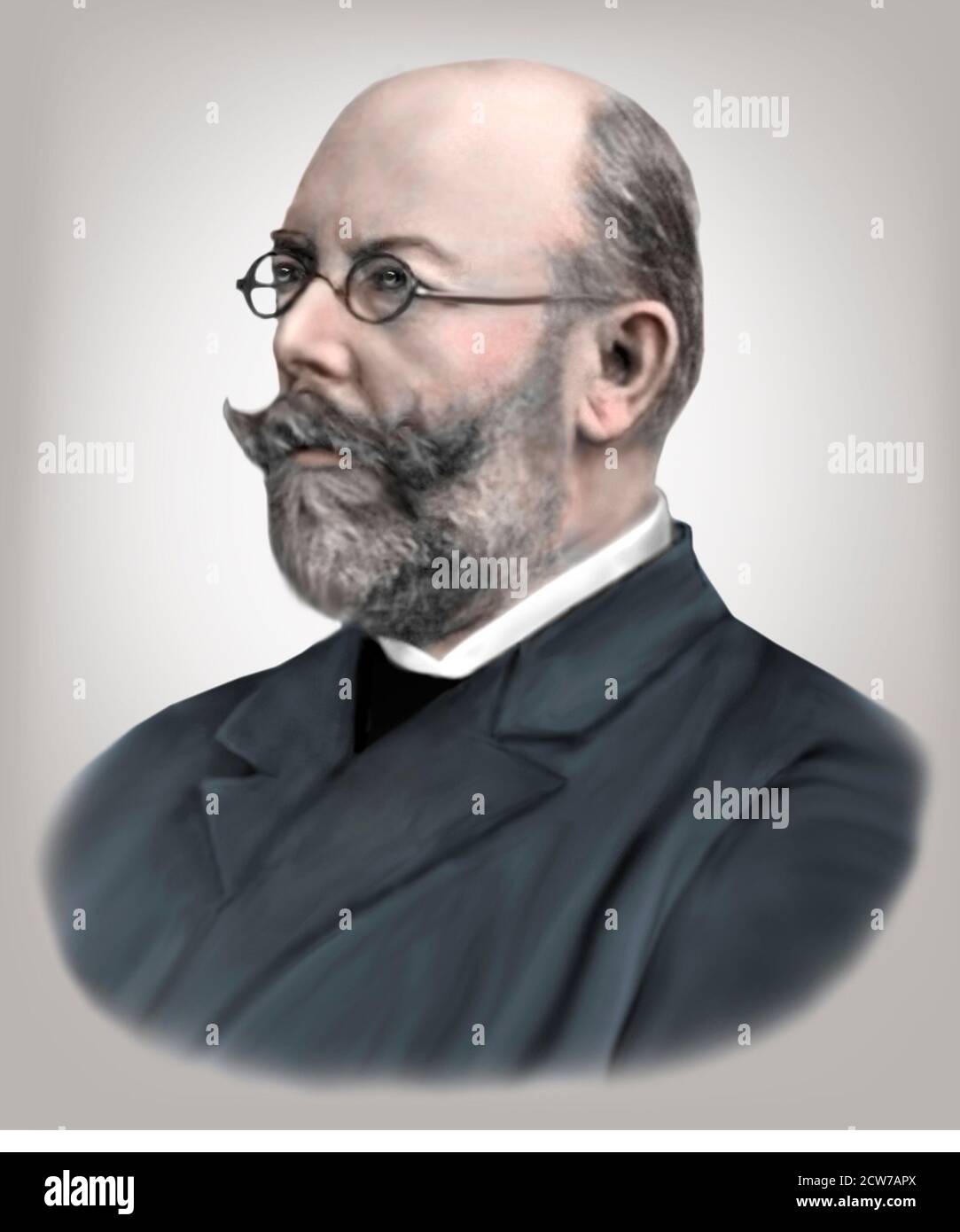 Friedrich Loeffler 1852-1915 Deutscher Bakteriologe Stockfoto