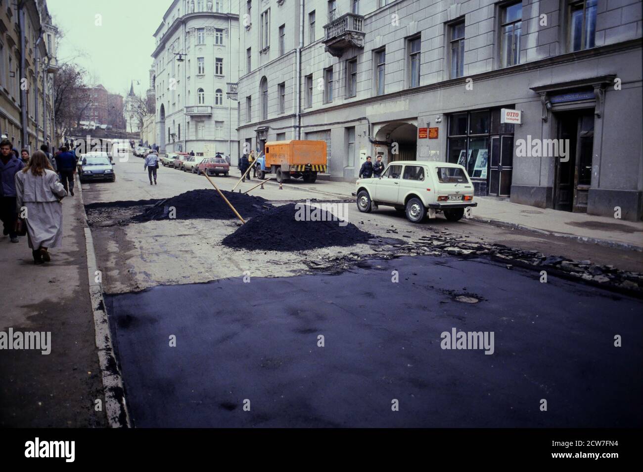 Moskau, Gemeinschaft unabhängiger Staaten, CEI, 1992 Stockfoto