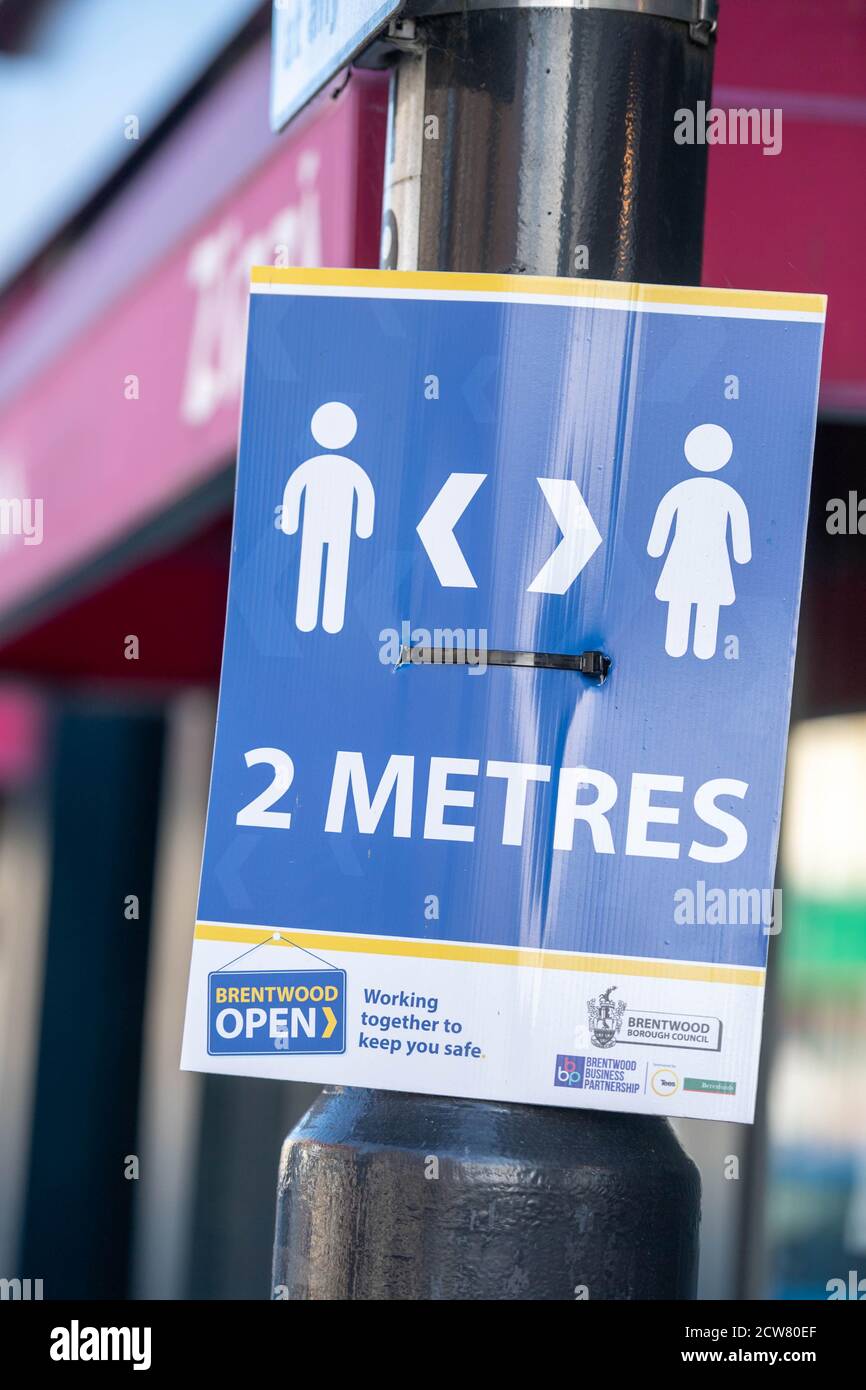 Brentwood Essex 28. September 2020 der Direktor für Public Health von Essex, Dr. Mike Gogarty, äußert heute seine Besorgnis über einen Anstieg der Fälle von Coronavirus in Brentwood, das jetzt die höchste Covid-Infektionsrate in Essex hat. Kredit: Ian Davidson/Alamy Live Nachrichten Stockfoto