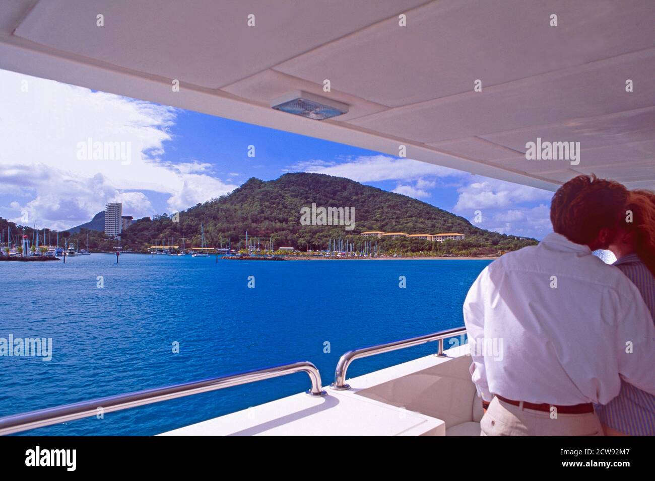 Australien: Ein Ausflug mit einer Luxusyacht ins Great Barrier Reef Stockfoto