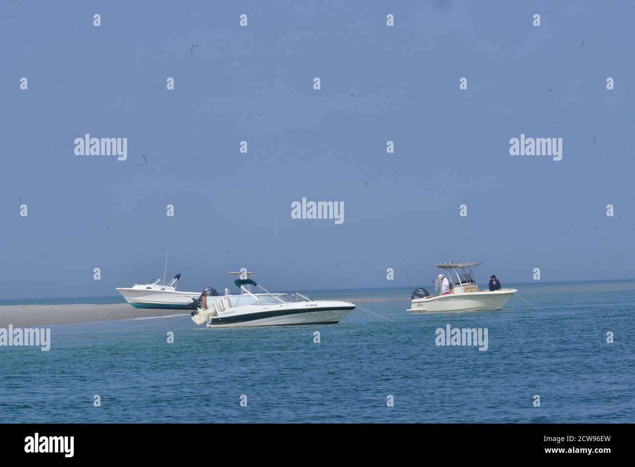 25. September 2020: Vergnügungsboote am Sandy Neck Beach in Barnstable am Cape Cod im frühen Herbst. Quelle: Kenneth Martin/ZUMA Wire/Alamy Live News Stockfoto