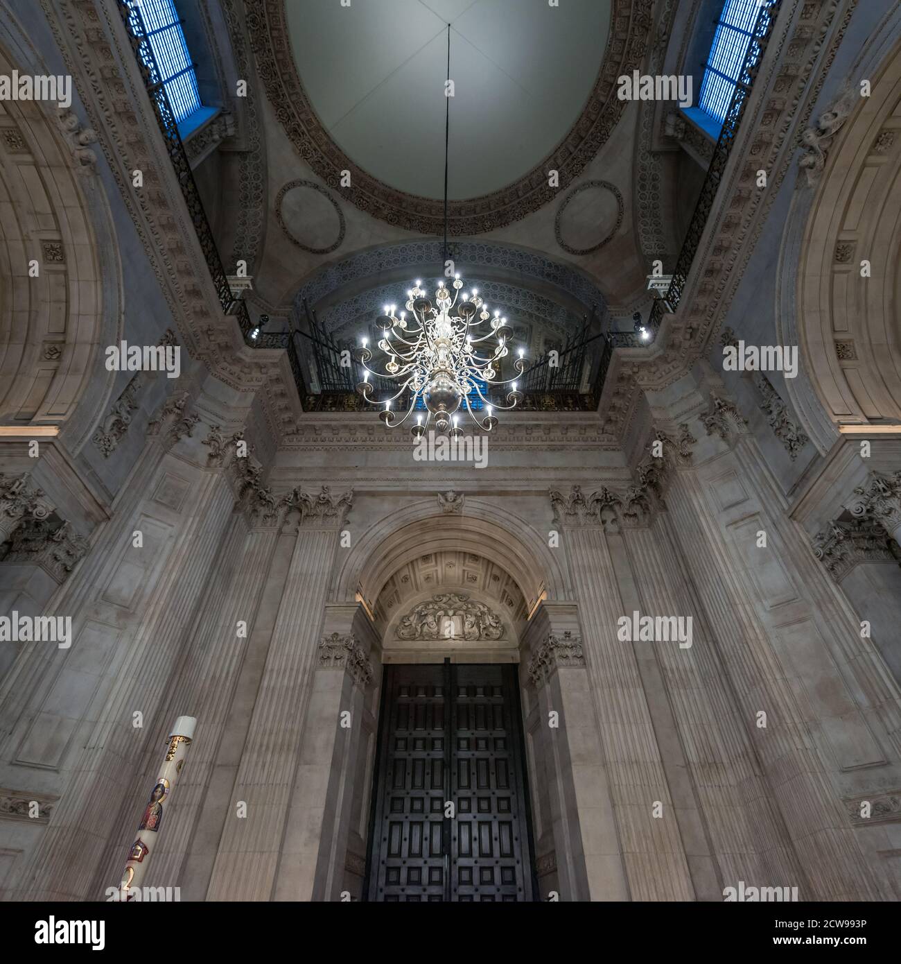 Innenraum der St Paul's Cathedral in London, Großbritannien Stockfoto