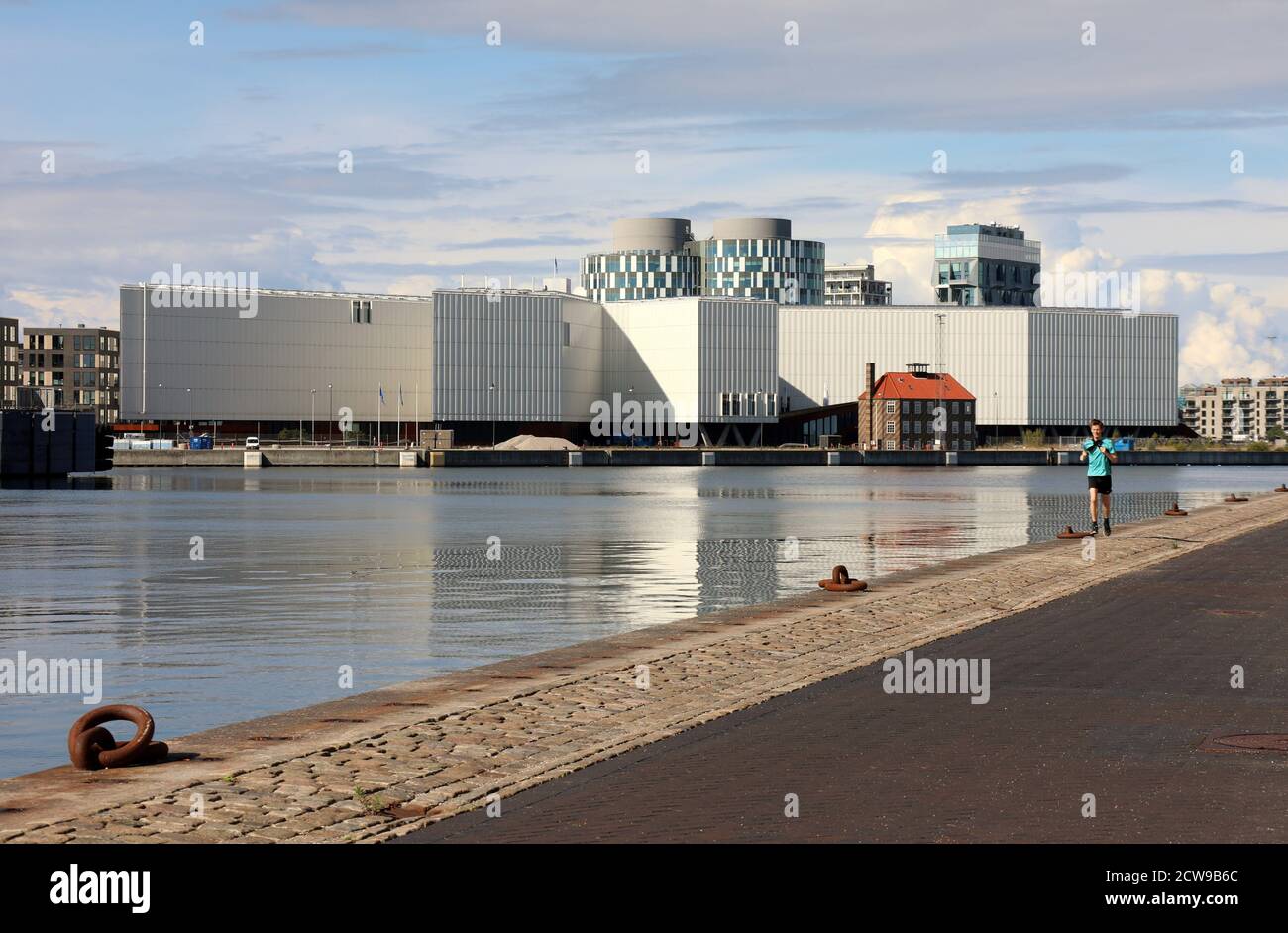 Jogger in Kopenhagen Stockfoto