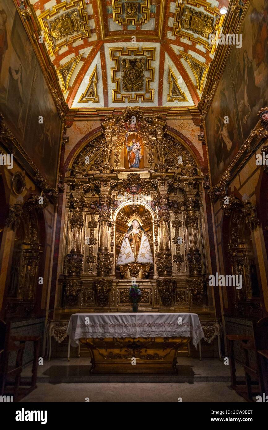 Iglesia y convento de Santa Teresa. Ávila. Ciudad patrimonio de la Humanidad por la UNESCO. Castilla León. España Stockfoto