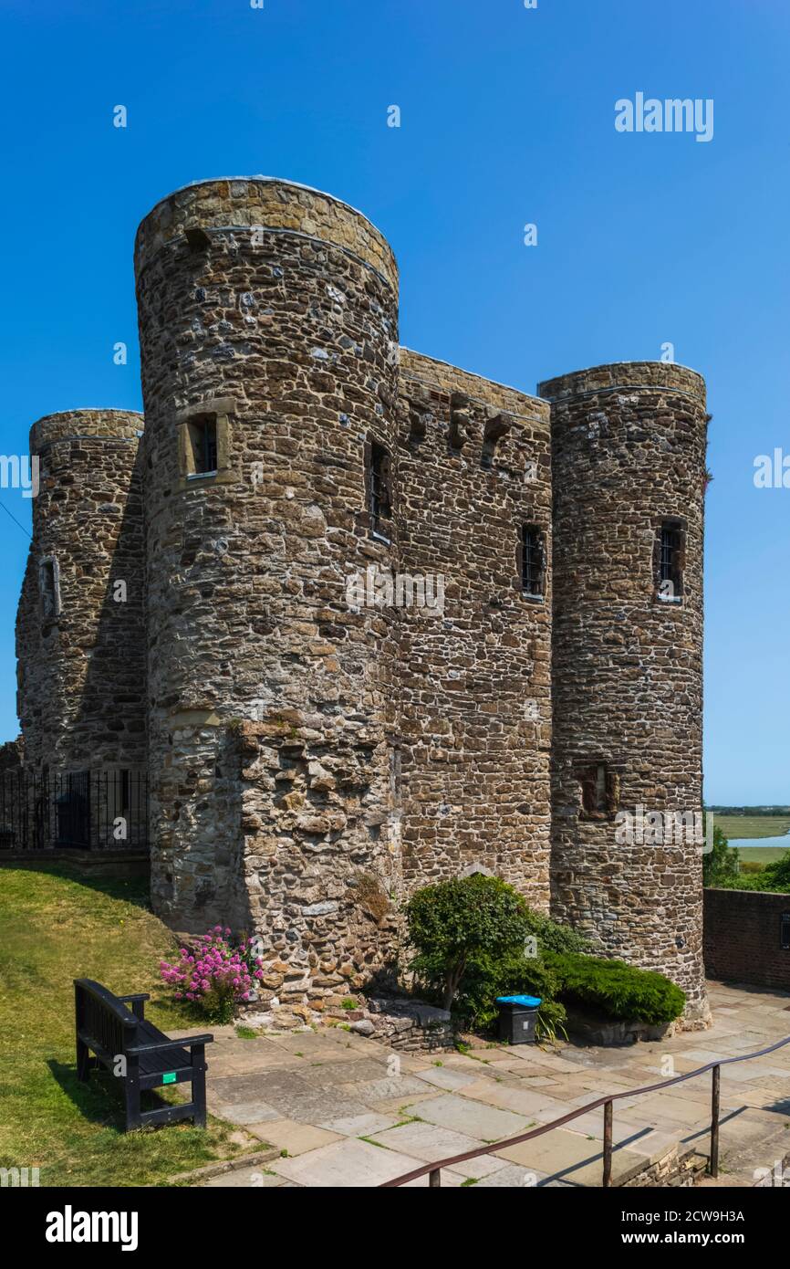 England, East Sussex, Rye, Ypern Tower und Rye Castle Museum Stockfoto