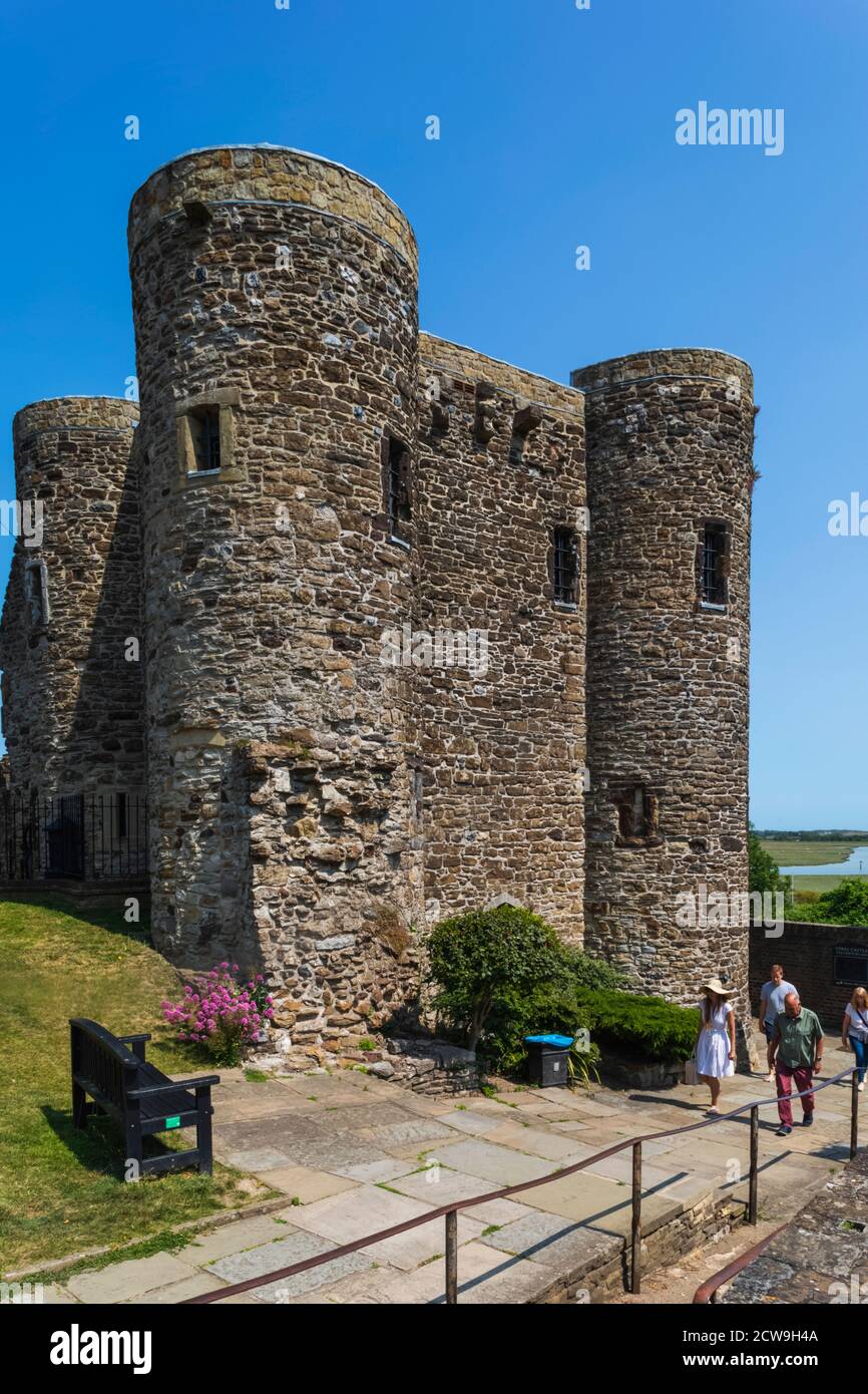 England, East Sussex, Rye, Ypern Tower und Rye Castle Museum Stockfoto