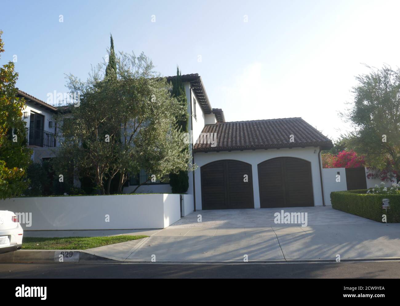 Pacific Palisades, California, USA 28. September 2020 EIN allgemeiner Blick auf die Atmosphäre der Schauspielerin Vivian Vance in ihrem ehemaligen Zuhause am 629 Frontera Drive in Pacific Palisades, Kalifornien, USA. Foto von Barry King/Alamy Stockfoto Stockfoto