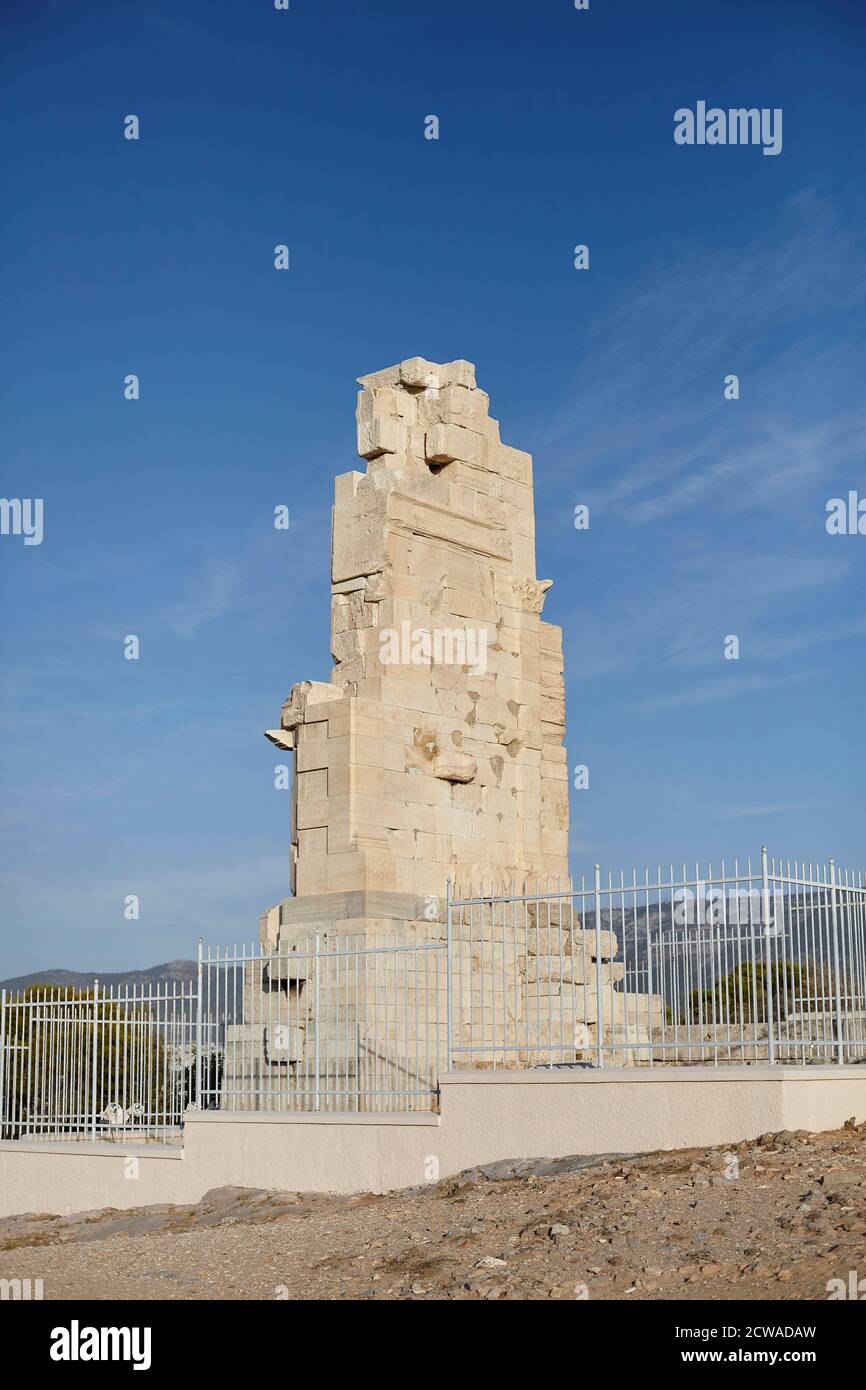 philopappos Denkmal in Athen Griechenland Stockfoto