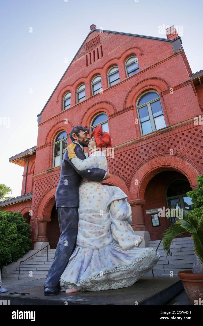 Key West Museum of Art & History., Key West Florida, USA Stockfoto