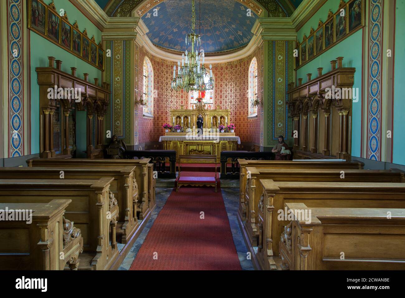 Seehof-Kapelle, Achenkirch, Achensee bei Pertisau, Inntal, Tirol, Österreich, Europa Stockfoto