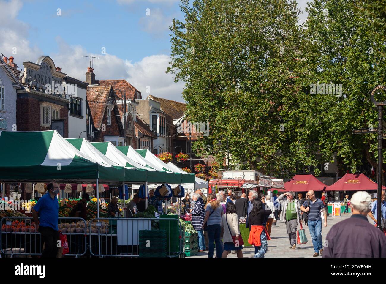 Salisbury Market, Wiltshire, Großbritannien Stockfoto