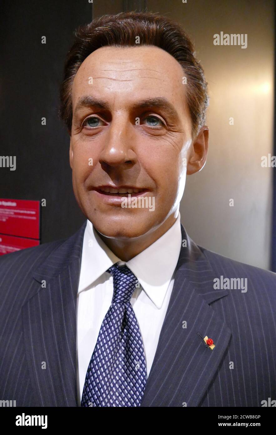Nicolas Sarkozy (geboren am 28. Januar 1955) französischer Politiker, der vom 16. Mai 2007 bis zum 15. Mai 2012 Präsident Frankreichs war. Stockfoto