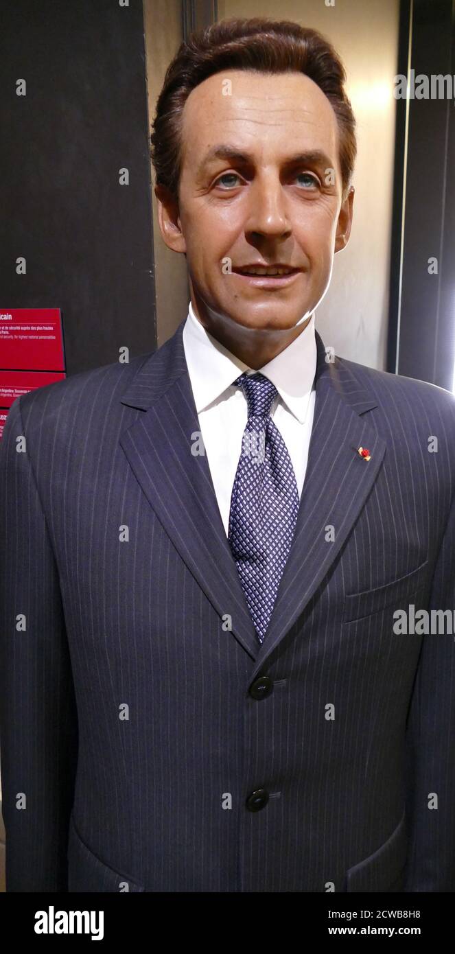 Nicolas Sarkozy (geboren am 28. Januar 1955) französischer Politiker, der vom 16. Mai 2007 bis zum 15. Mai 2012 Präsident Frankreichs war. Stockfoto