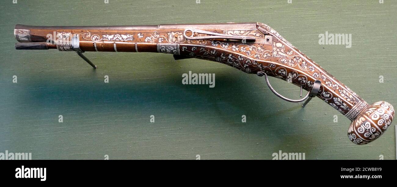 Deutsche Pistole, 1575 Stockfoto