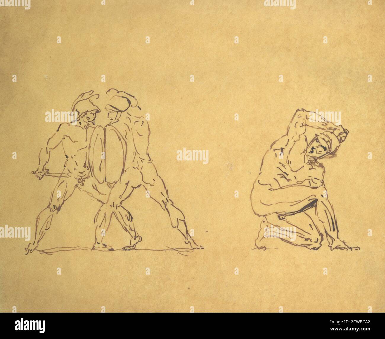 Fighting Figures', 1844-1924, von französischem Schriftsteller und Nobelpreisträger für Literatur, Anatole France. Stockfoto