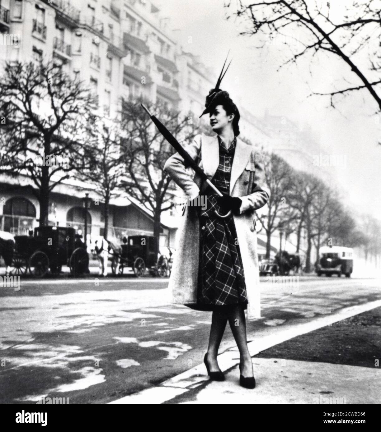 Germaine Leconte, Paris, Februar 1942. Der Fotograf ist unbekannt. Stockfoto