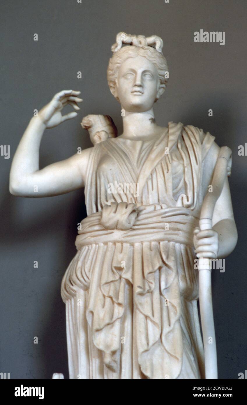 Diana', (Detail), Göttin der Jagd, Vatikanmuseum. Der Künstler ist unbekannt. Stockfoto