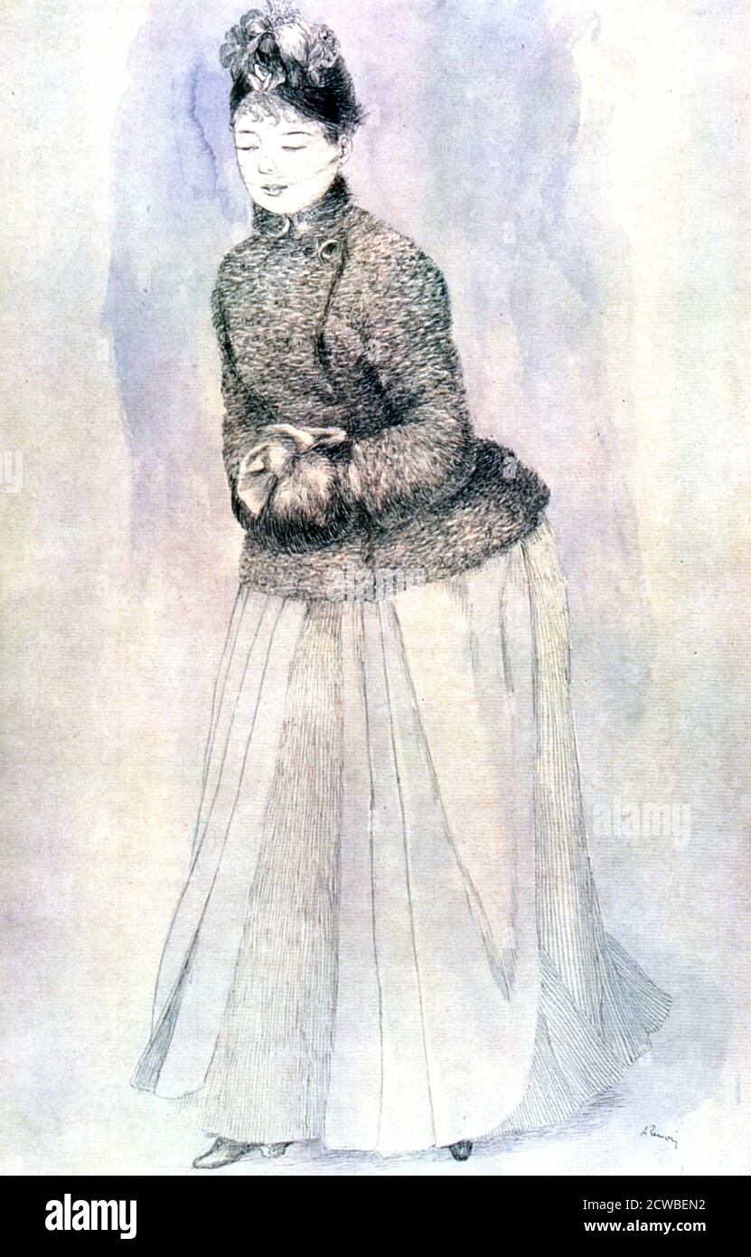 Weibliche Figur', 20. Jahrhundert. Künstler: Pierre-Auguste Renoir. Renoir war ein französischer Künstler und ein führender Maler in der Entwicklung des impressionistischen Stils. Stockfoto