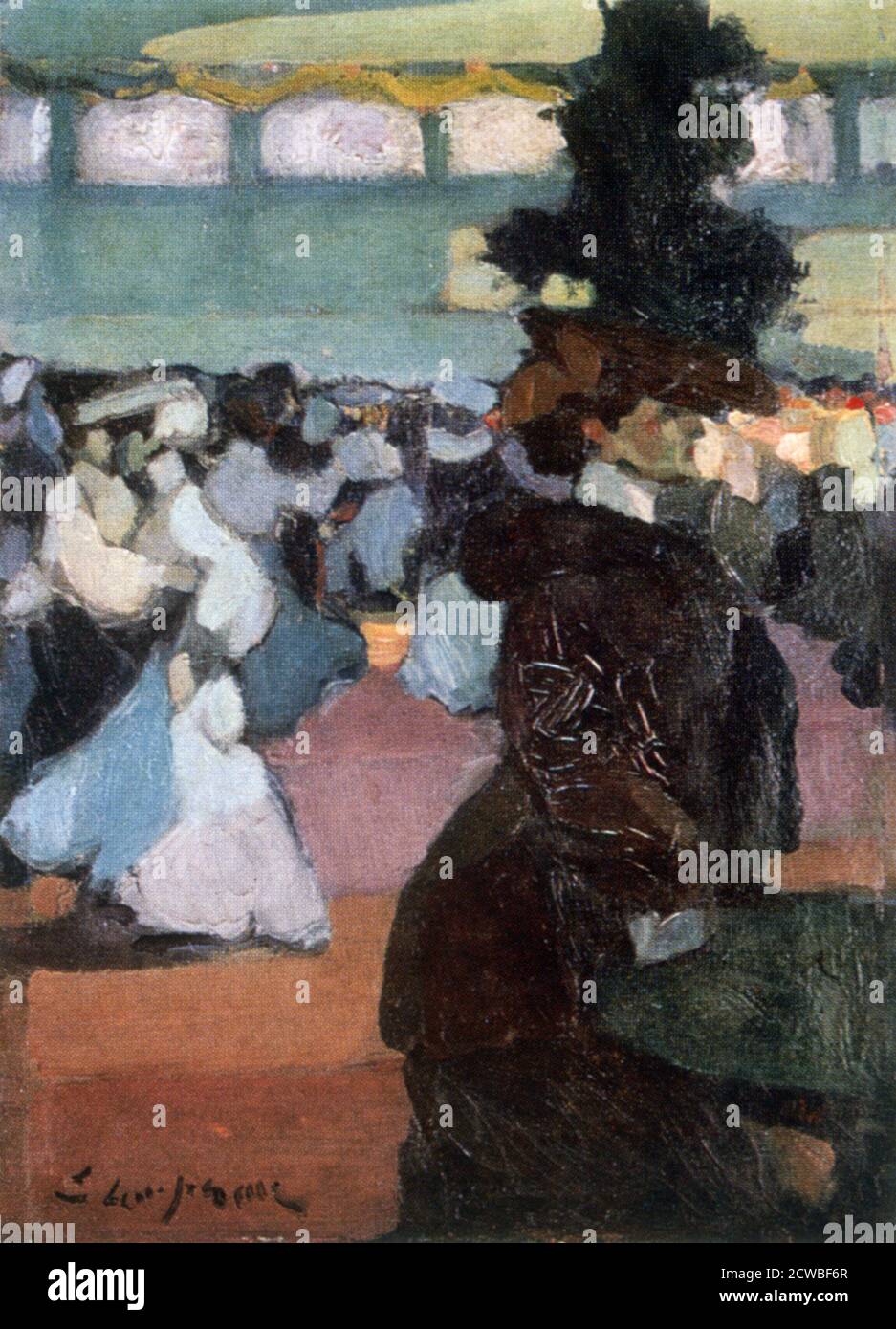 Ecke des Balls', 1905. Künstler: Edmond Lempereur. Edmond Lempereur (1876-1909) ist ein französischer Maler, Zeichner und Kupferstecher. Stockfoto