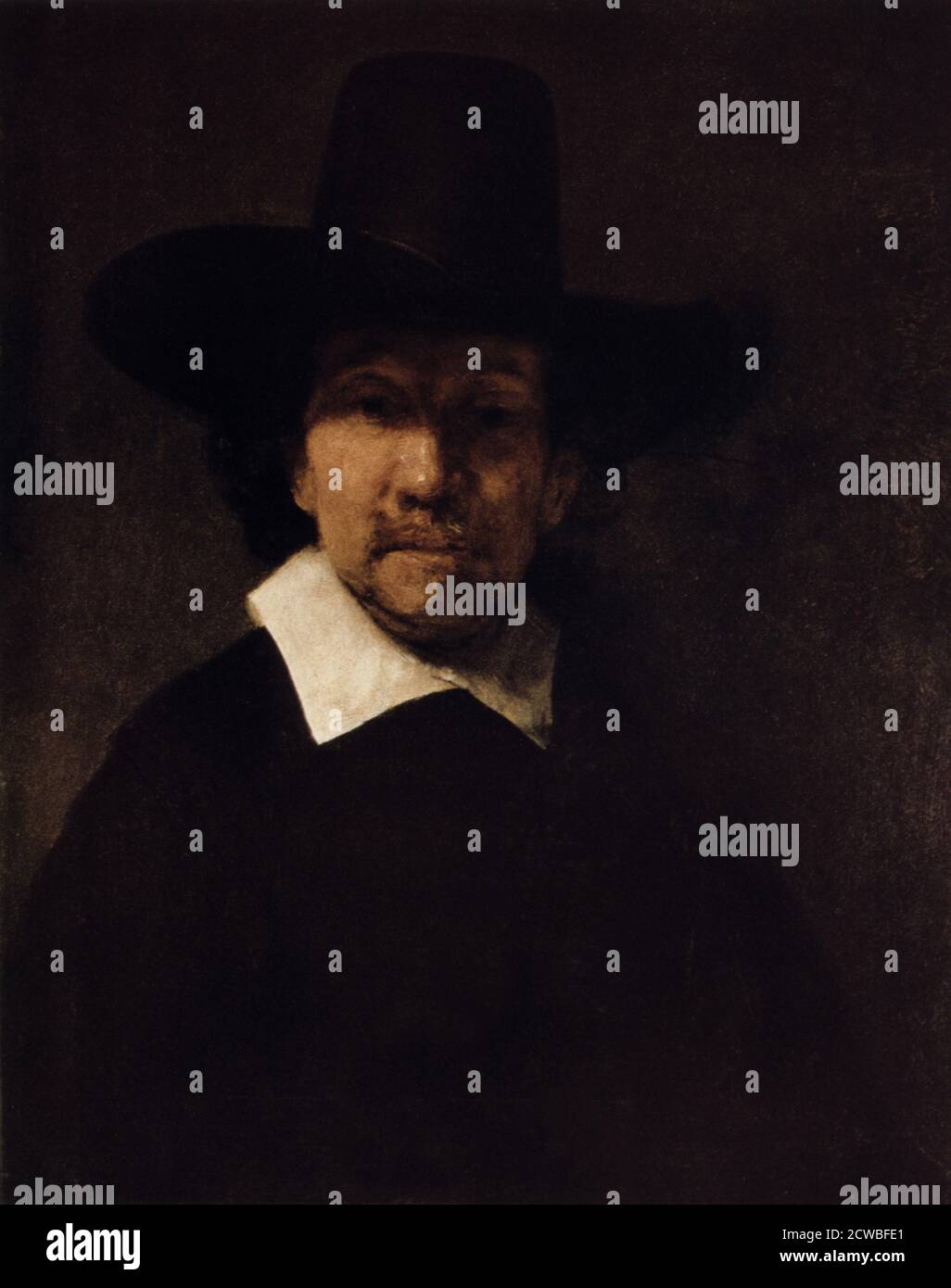 Porträt des Dichters Jeremias de Decker', von Rembrandt Harmensz van Rijn, c1666. Stockfoto