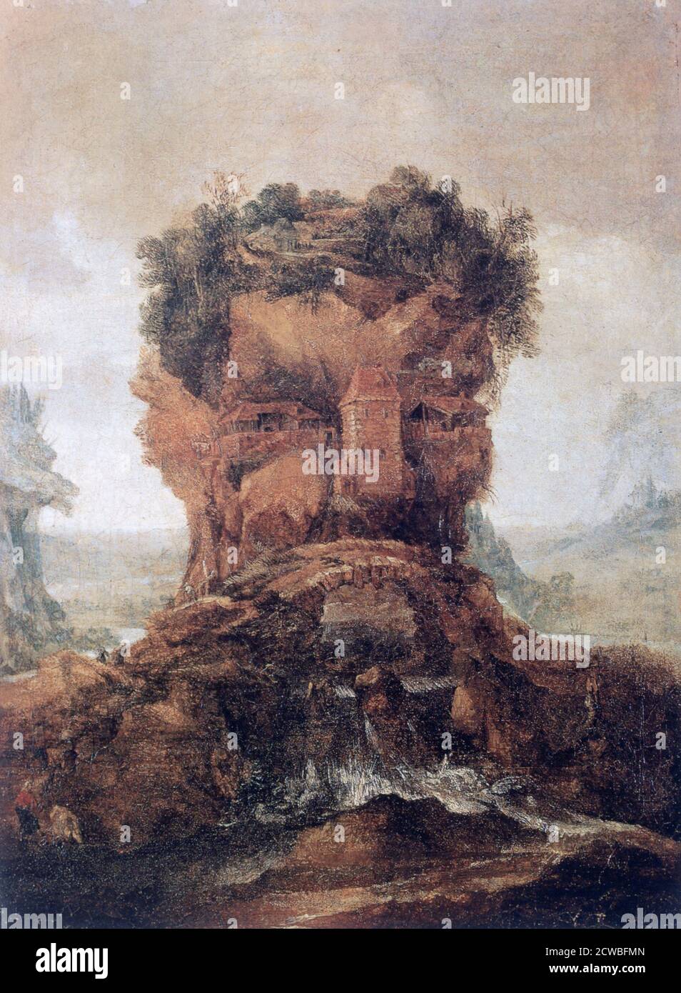 Anthropomorphe Landschaft', c1600-1635. Künstler: Joos de Momper, der Jüngere. Joos de Momper der Jüngere (1564-1635) war einer der bedeutendsten flämischen Landschaftsmaler. Stockfoto