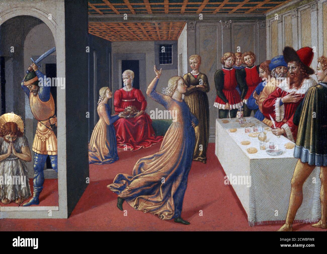 Das Fest des Herodes und die Enthauptung des heiligen Johannes des Täufers', 1461-1462, Künstler: Benozzo Gozzoli. Stockfoto