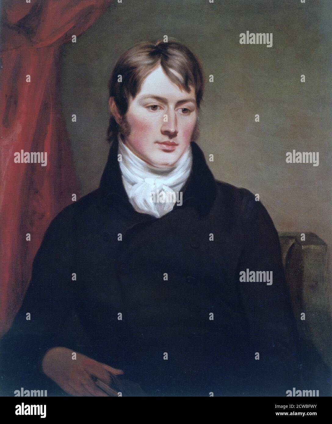 John Constable', c1799. Künstler: Ramsay Richard Reinagle. Ramsay Richard Reinagle (1775-1862) war ein englischer Portrait-, Landschafts- und Tiermaler. Stockfoto